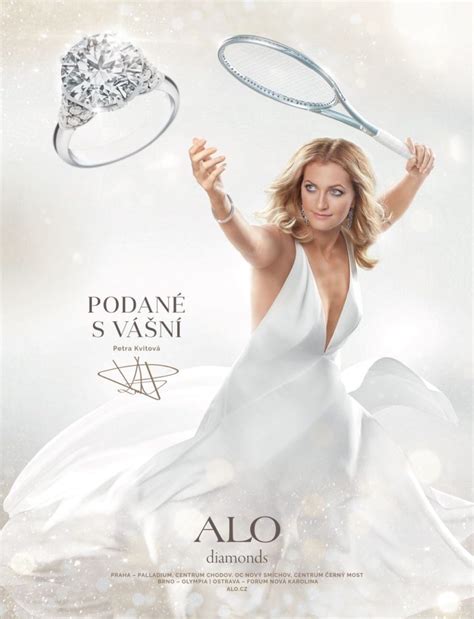 Dominika Cibulková so šperkami od Alo Diamonds