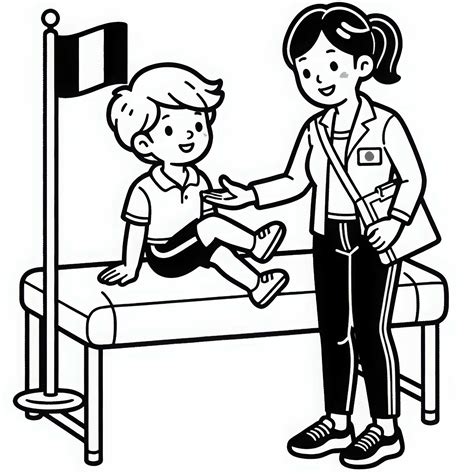 Ilustrácia: Učiteľka pomáha žiakovi pri tabuli