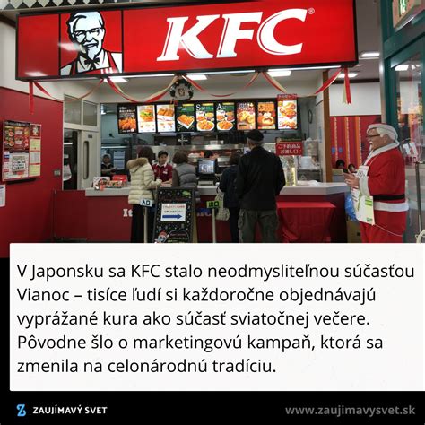 Vianočná večera v Japonsku - kuracie jedlá z KFC.