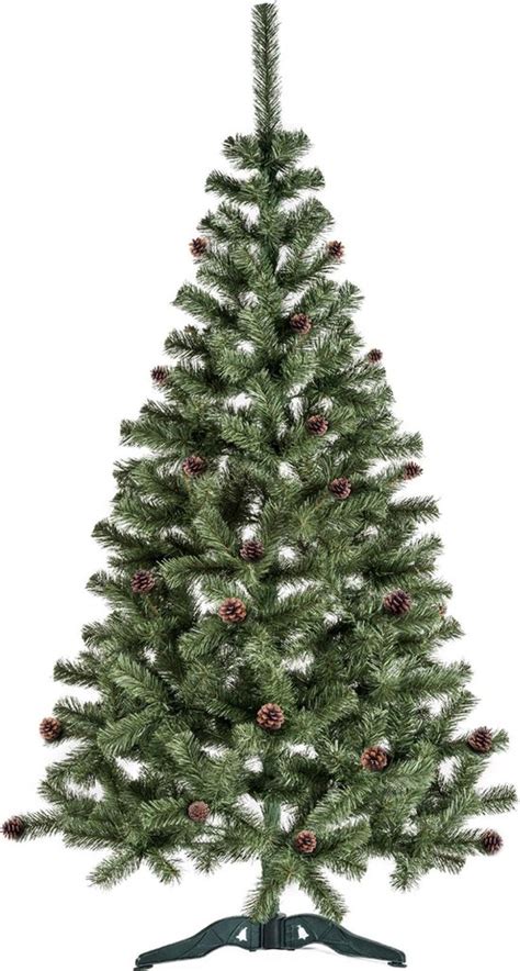 detailné foto umelého vianočného stromčeka Aga 150 cm so šiškami