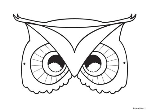 Šablóny mačacích masiek na vytlačenie