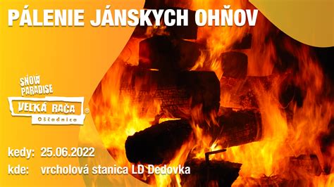 Pálenie jurských ohňov s tancujúcimi ľuďmi