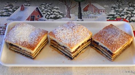 Detailné suroviny na cesto a plnky pre vianočný štedrák.