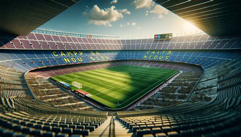 Fotografia štadióna Camp Nou s vianočnou výzdobou
