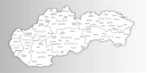 Mapa historických regiónov východného Slovenska