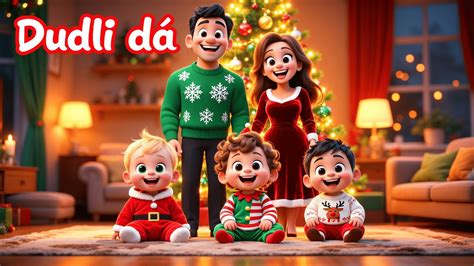 Vianočná atmosféra s rodinou pri stromčeku