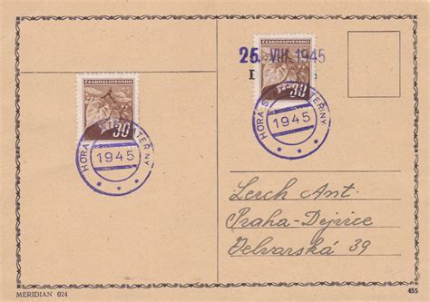 Ukážka správne vyplnenej pohľadnice s adresou a odkazom.