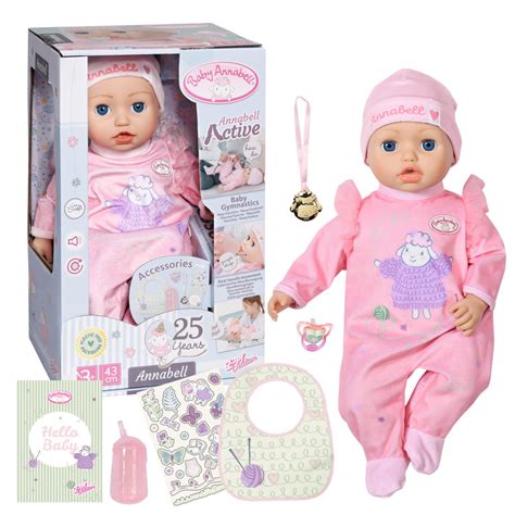 Fotografia interaktívnej bábiky Baby Annabell 43 cm s oblečením