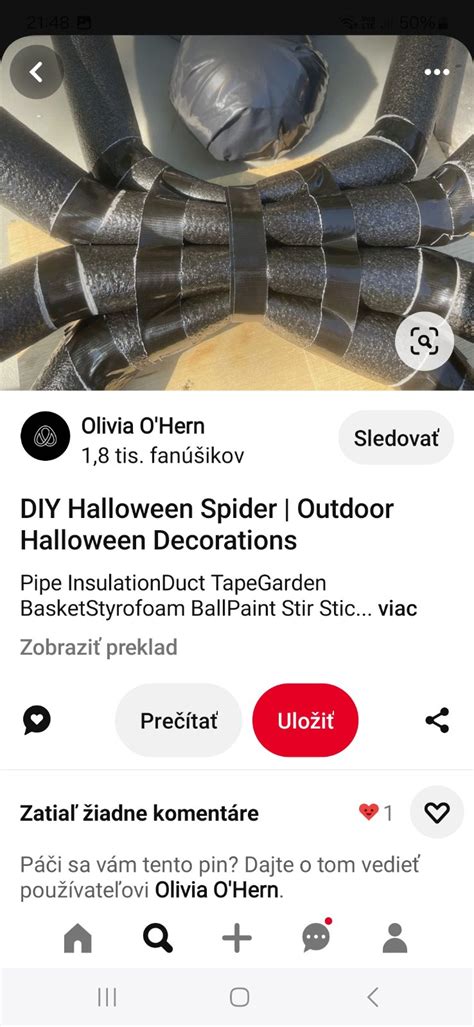 nákres alebo fotografia papierového halloweenskeho pavúka