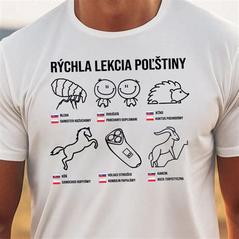 Ilustrácia vtipných ponožiek s motívmi alebo trička s humornou potlačou