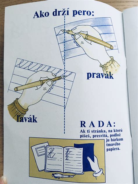 infografika správneho držania ceruzky a polohy ruky pri písaní