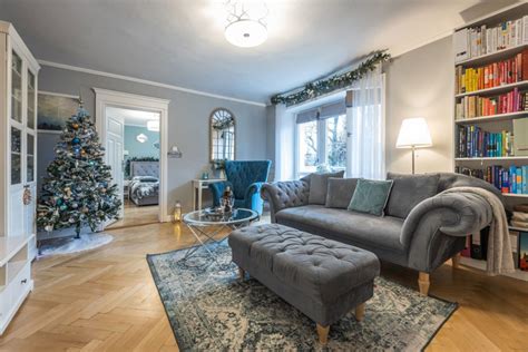 interiér hotela Belvedere s vianočnou výzdobou