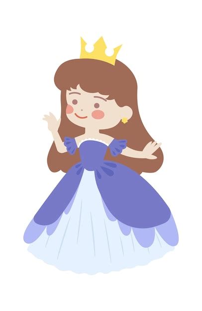 Kreslená princezná fúkajúca sviečky na torte