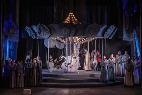 Scénický návrh pre operu Čarovná flauta s rozprávkovými prvkami