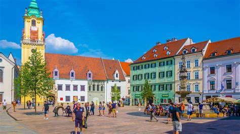 historické centrum Bratislavy