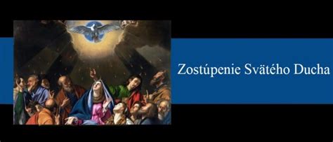 Schéma zostúpenia Ducha Svätého na apoštolov