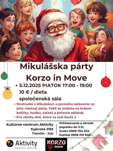 detská Mikulášska párty s deťmi a darčekmi