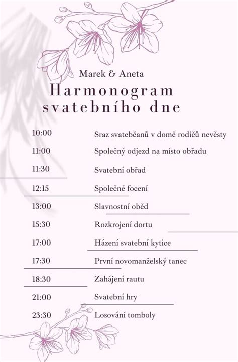 infografika znázorňujúca optimálny časový harmonogram svadobných príprav nevesty