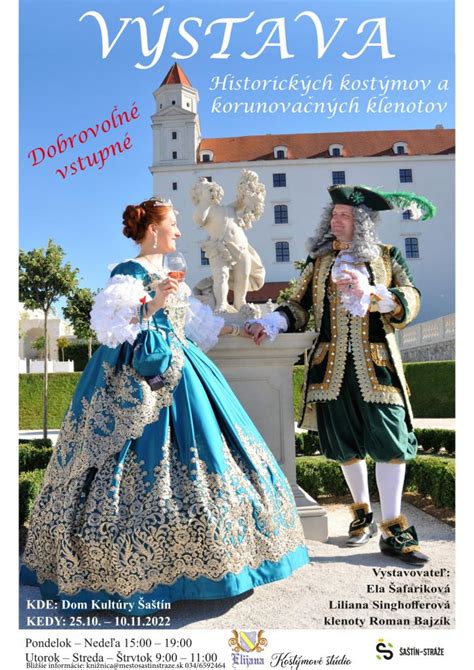 Ilustratívna tabuľka cien za požičanie historických kostýmov