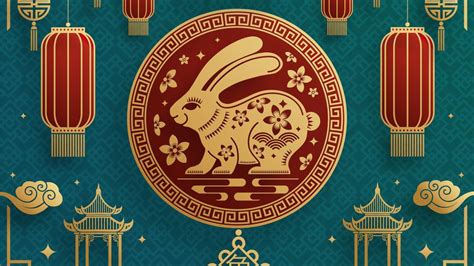 grafika zajaca z čínskeho horoskopu