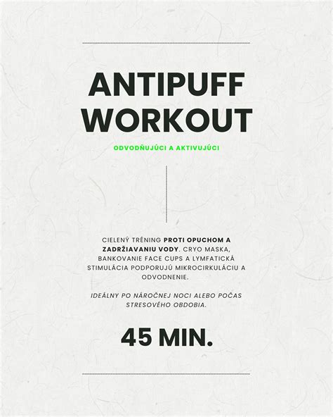 Fotografia interiéru FACE WORKOUT STUDIO alebo infografika vysvetľujúca benefity tvárového tréningu.
