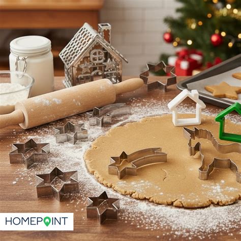 Rôzne vianočné vykrajovačky rôznych tvarov a materiálov