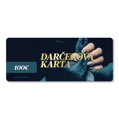 Darčeková karta v elegantnej obálke