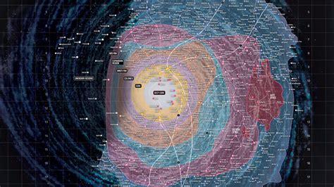 Infografika: mapa galaxie Star Wars s popismi hlavných jazykov a miest, kde sa používajú