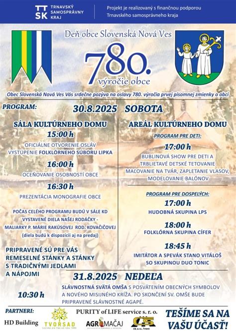 Fotografia z oficiálneho otvorenia osláv alebo vizuál 780. výročia