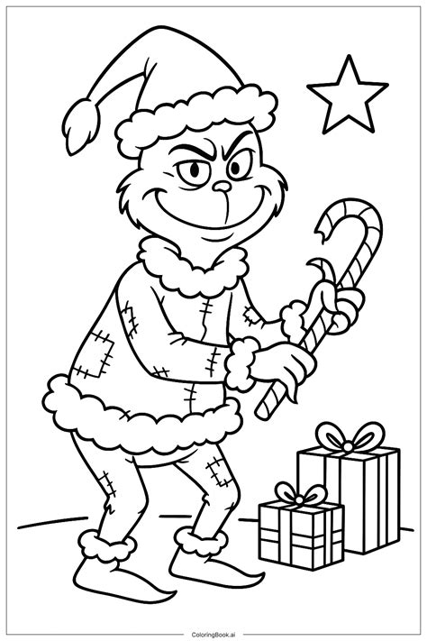 fotografia dospelého v Grinch kostýme s maskou