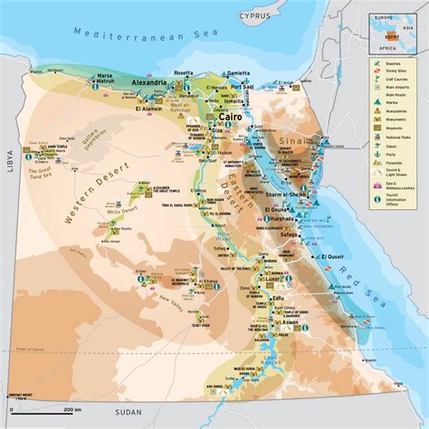 Mapa Exodu z Egypta a ilustrácia baránka Paschy