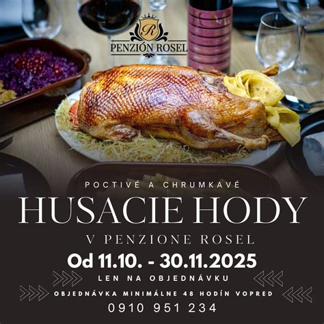 Fotografia pečenej martinskej husi na stole