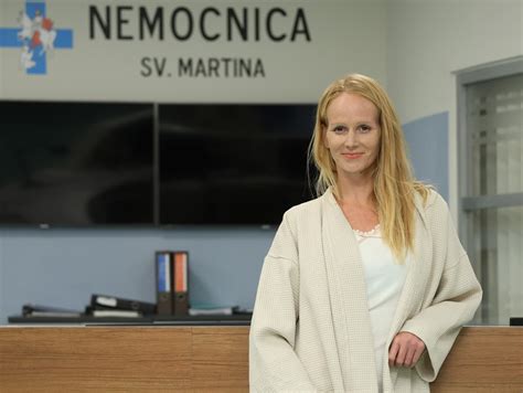 Mirka Partlová v hereckej role v seriáli Nemocnica