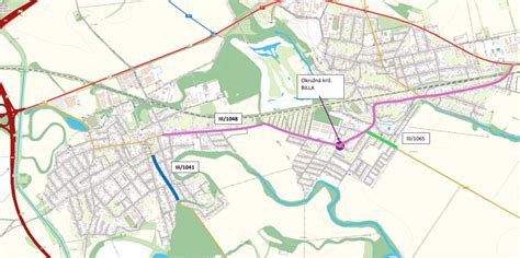 mapa oblasti tragédie pri Ivanke pri Dunaji