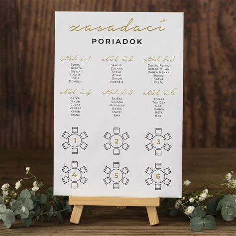 Zasadací poriadok na svadobnej hostine