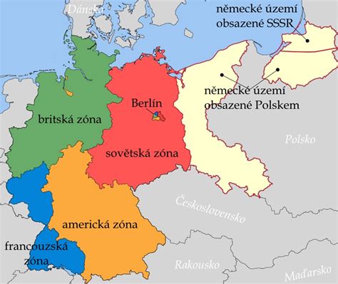 mapa rozdelenia Európy na mocenské bloky