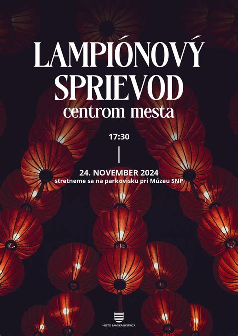 Tematická fotografia svietiacich lampiónov alebo svetelného sprievodu v historickom prostredí
