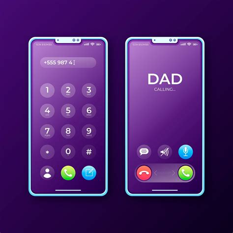 príklad personalizovanej obrazovky prichádzajúceho hovoru s Calling Card