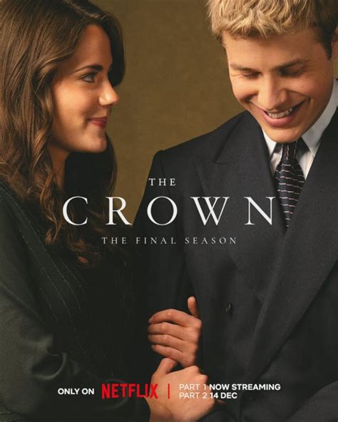 Záber z natáčania šiestej série seriálu Koruna: Meg Bellamy ako Kate Middleton a Ed McVey ako princ William