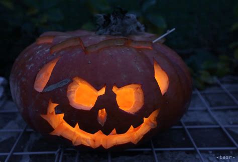 Ilustračná fotografia Familyparku počas Halloweenu s tekvicami a strašidelnou výzdobou