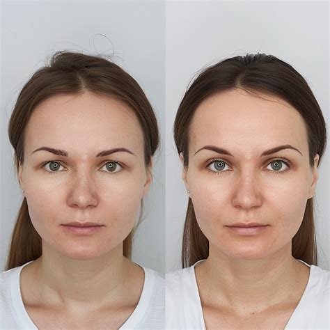 Pred a po porovnanie lash liftingu alebo laminácie obočia