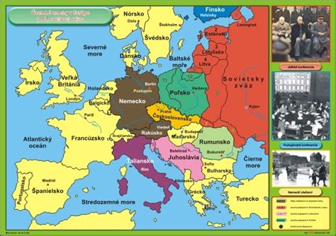 Mapa politických zmien v Európe po prvej svetovej vojne