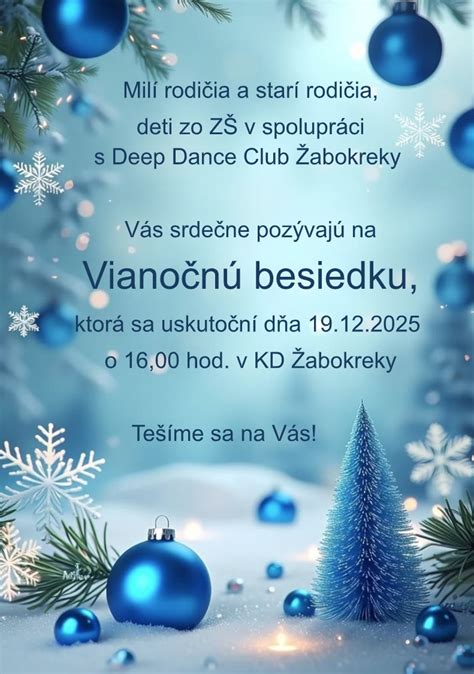 Infografika: Kľúčové prvky oznamu na vianočnú besiedku