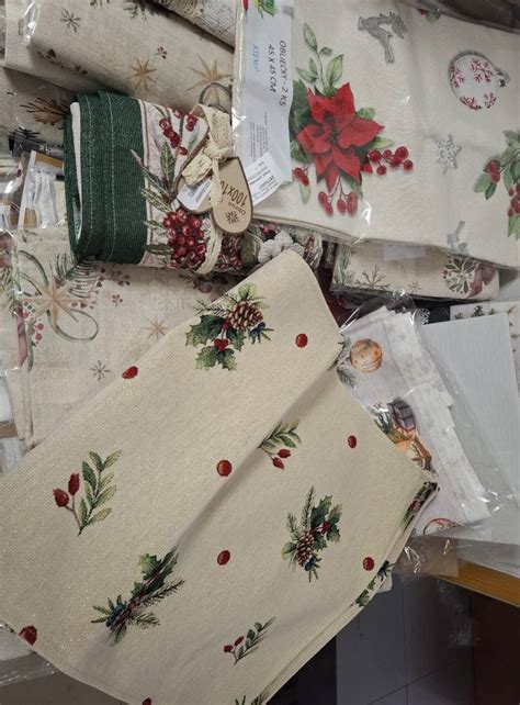 Vianočné textílie a bytové doplnky