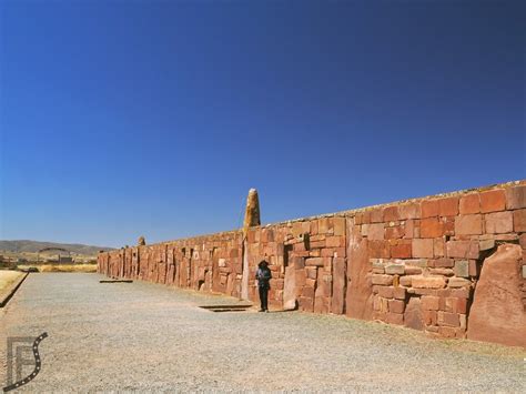 staroveké ruiny Tiahuanaco