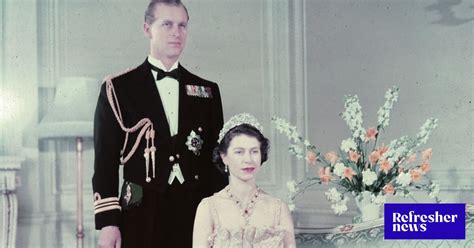 Historická fotografia svadby kráľovnej Alžbety II. a princa Philipa