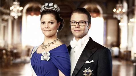 Svadobná fotografia švédskej korunnej princeznej Victorie a Daniela Westlinga