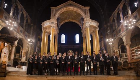 fotografia speváckeho zboru Schola Cantorum počas koncertu v roku 2019