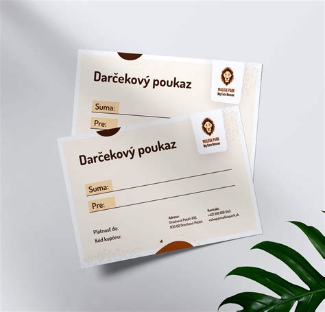 Vizualizácia tlačených a digitálnych poukážok