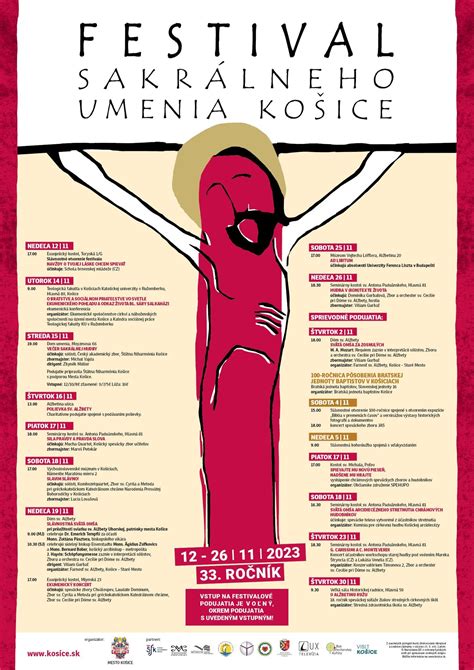 Infografika o histórii a poslaní Festivalu sakrálneho umenia v Košiciach